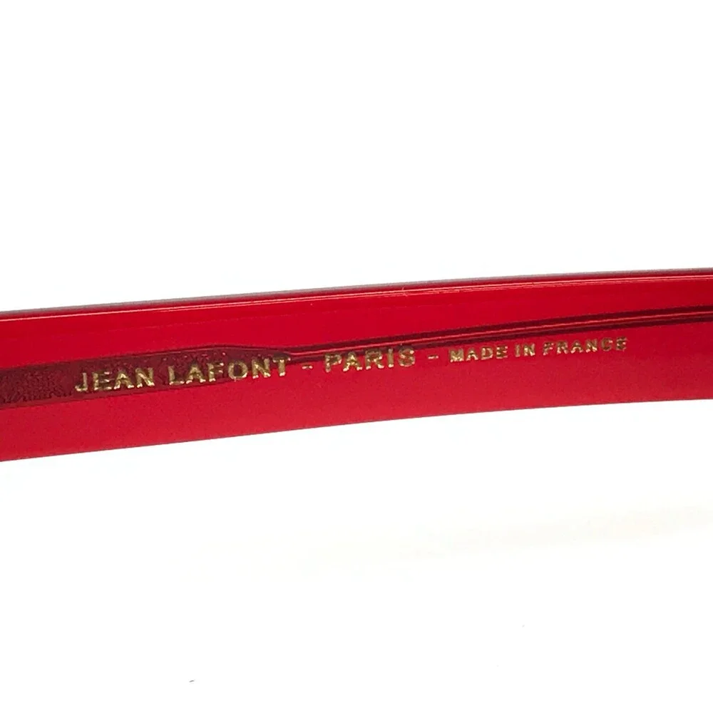 Jean Lafont Eyeglasses Frames TIBERE 462 Clear Transparent Red 52-16-148